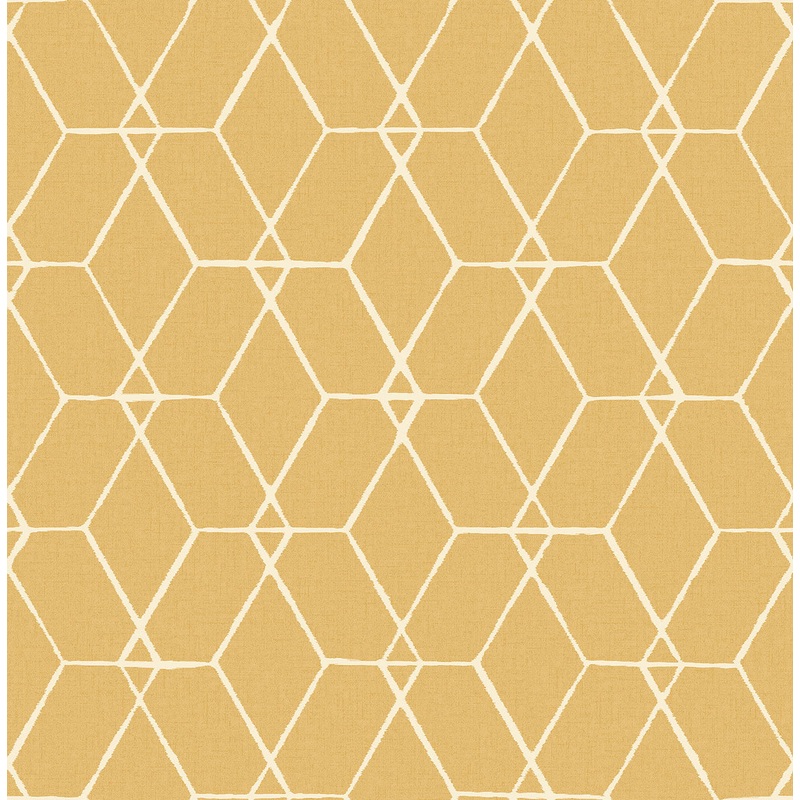2889-25253 Osterlen Yellow Trellis Wallpaper