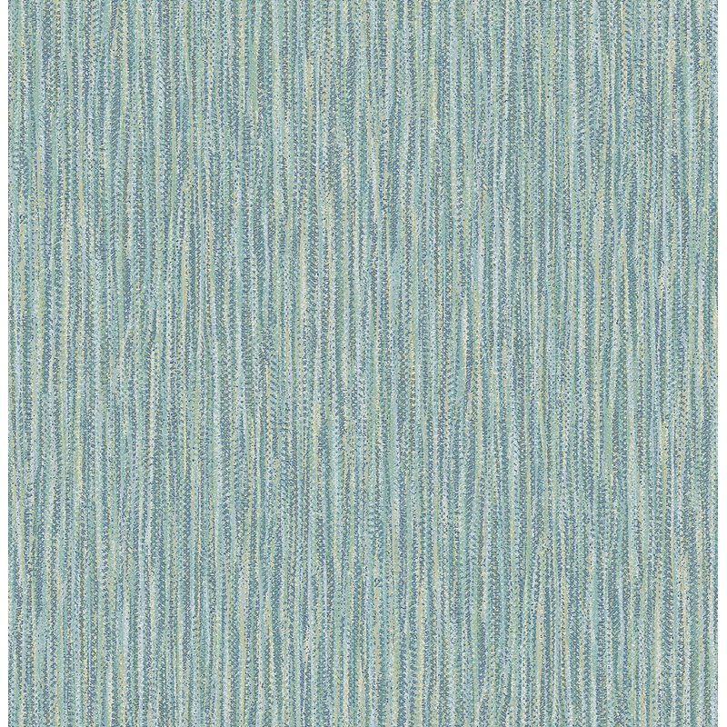 2901-25420 Raffia Thames Aqua Faux Grasscloth Wallpaper