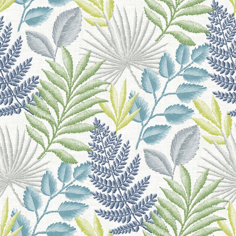 2901-87504 Palomas Multicolor Botanical Wallpaper