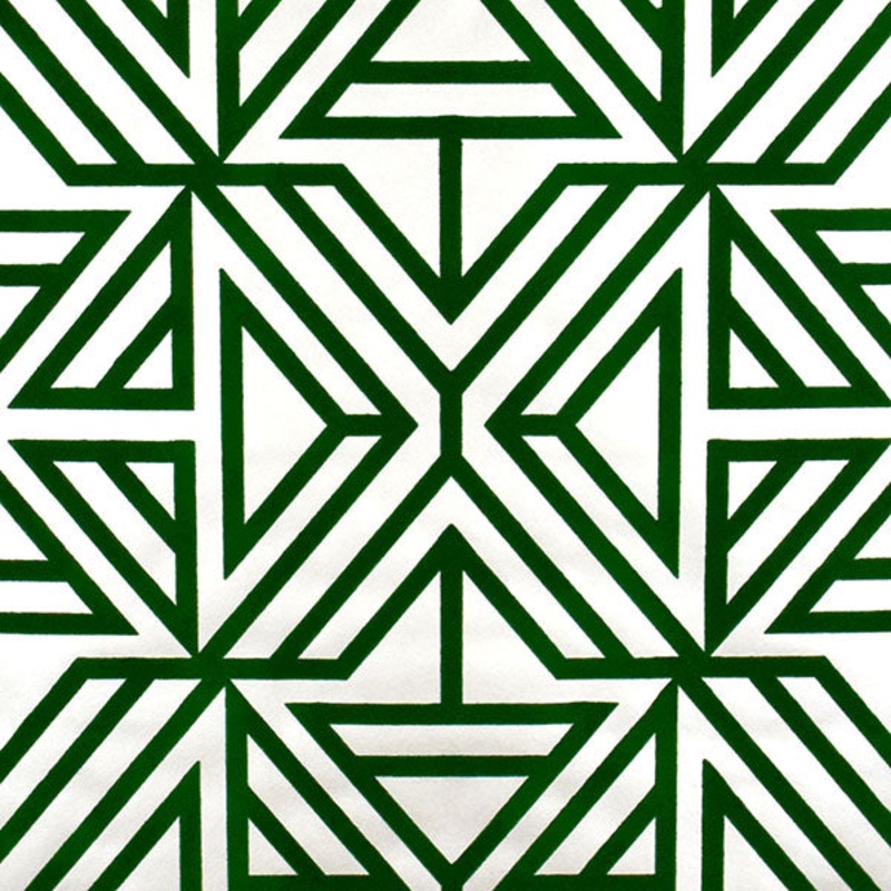 2902-87332 Helios Green Geometric Wallpaper