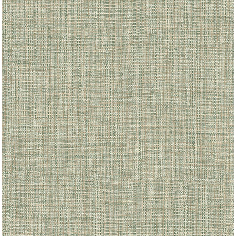 2908-24946 Rattan Green Woven Wallpaper