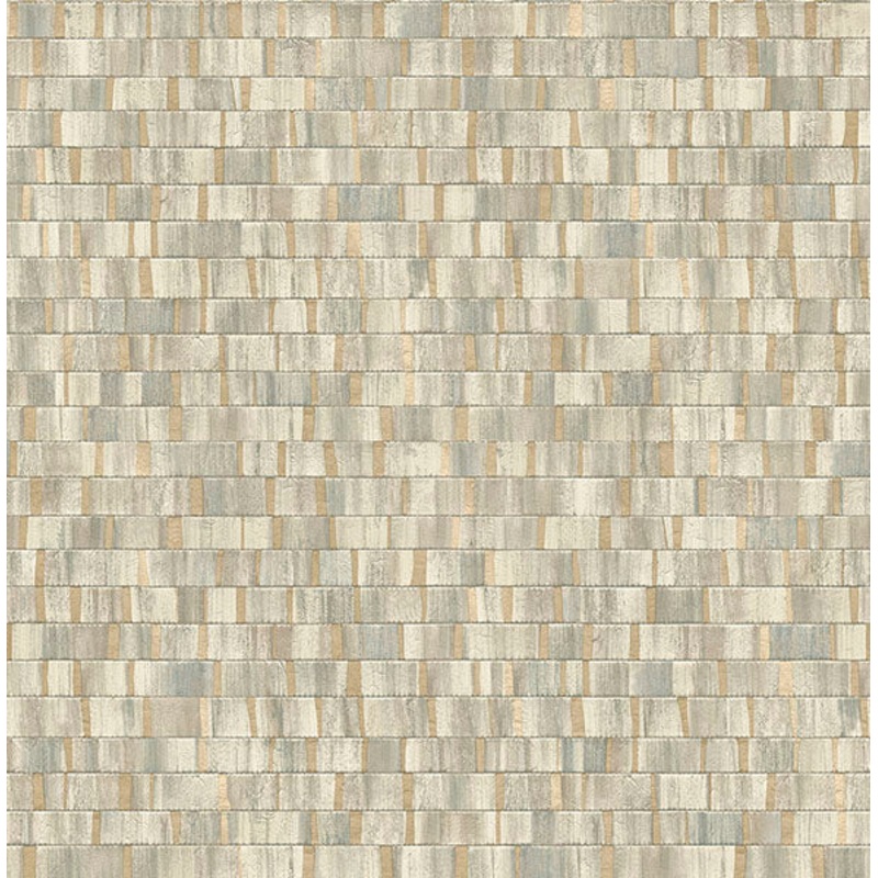 2908-24959 Dobby Gold Geometric Wallpaper