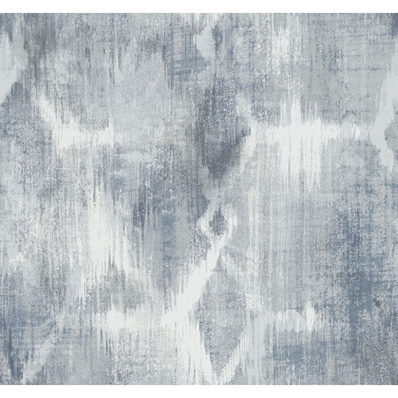2908-87110 Perspective Indigo Abstract Geometric Wallpaper