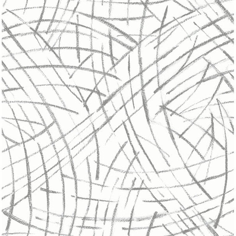 2902-25507 Willy Nilly Grey Brushstrokes Wallpaper