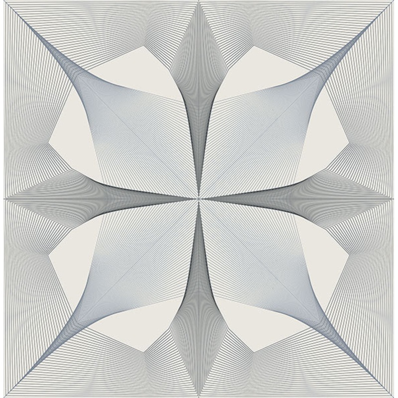 2902-25524 Radius Black Geometric Wallpaper