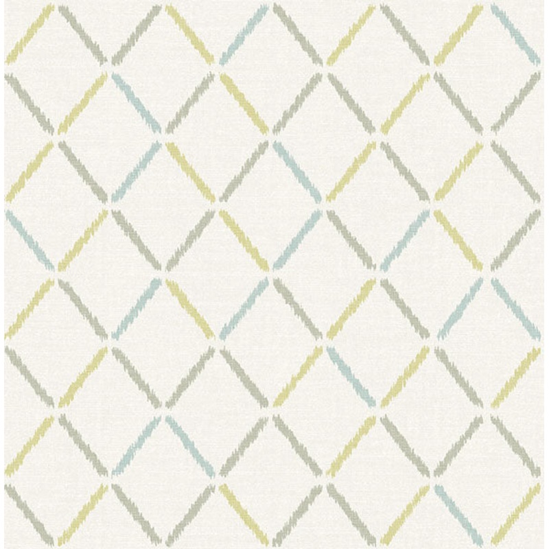 2902-25533 Allotrope Multicolor Linen Geometric Wallpaper