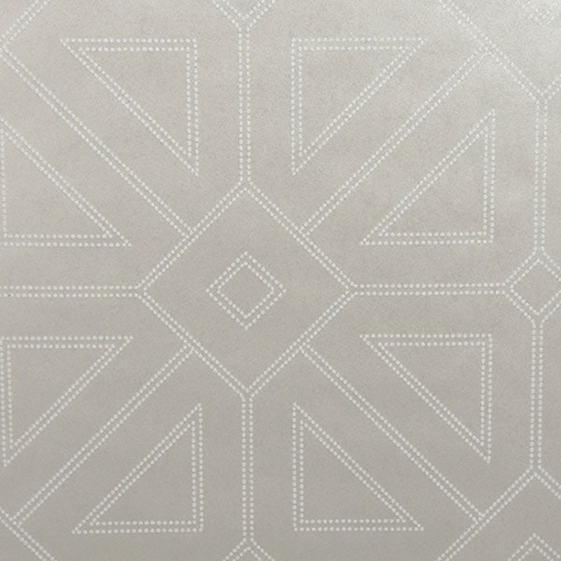 2902-87338 Voltaire Platinum Geometric Wallpaper