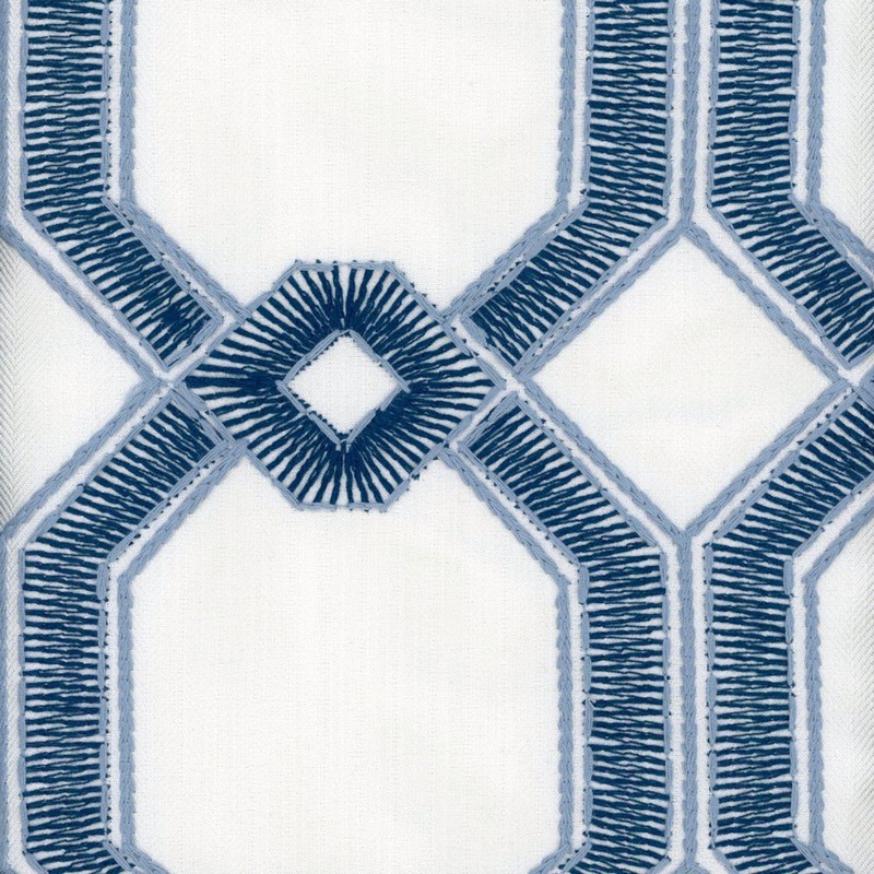 Avignon Indigo Roth Fabric