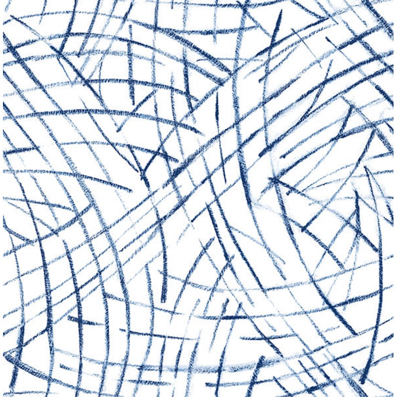 2902-25504 Willy Nilly Blue Brushstrokes Wallpaper