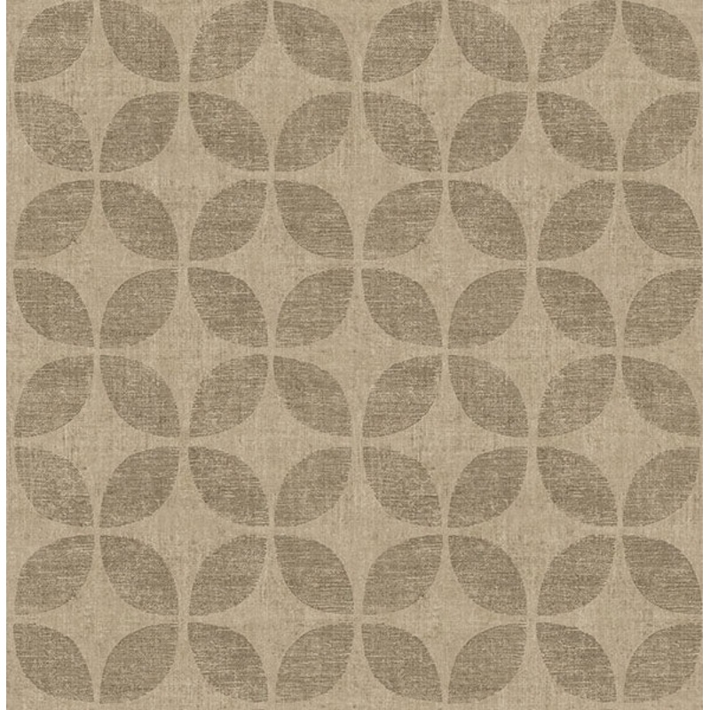 2902-25514 Polaris Brass Geometric Wallpaper