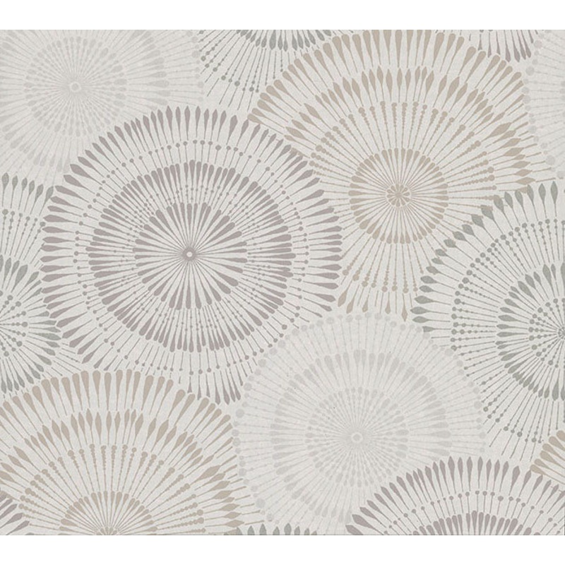 2909-AW87737 Howe Neutral Medallions Wallpaper