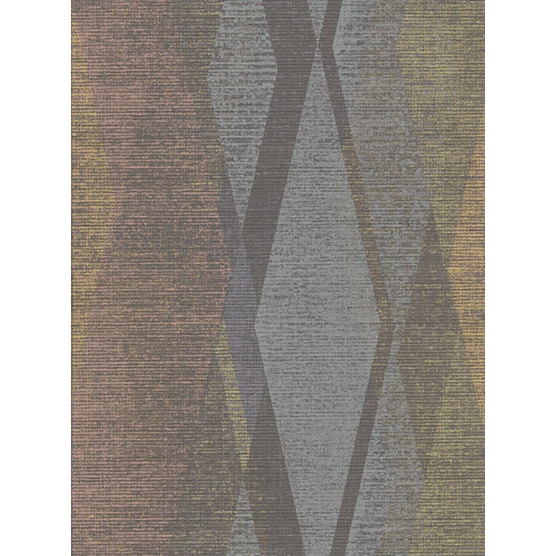 2909-IH-23506 Torrance Multicolor Distressed Geometric Wallpaper