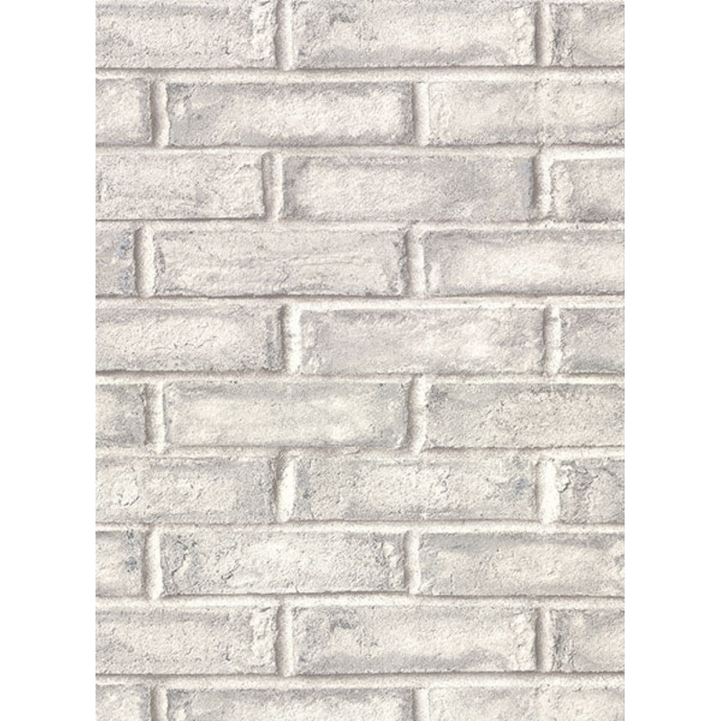 2921-50108 Appleton Grey Faux Weathered Brick Wallpaper