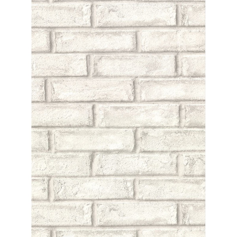 2921-50110 Appleton Off-White Faux Weathered Brick Wallpaper