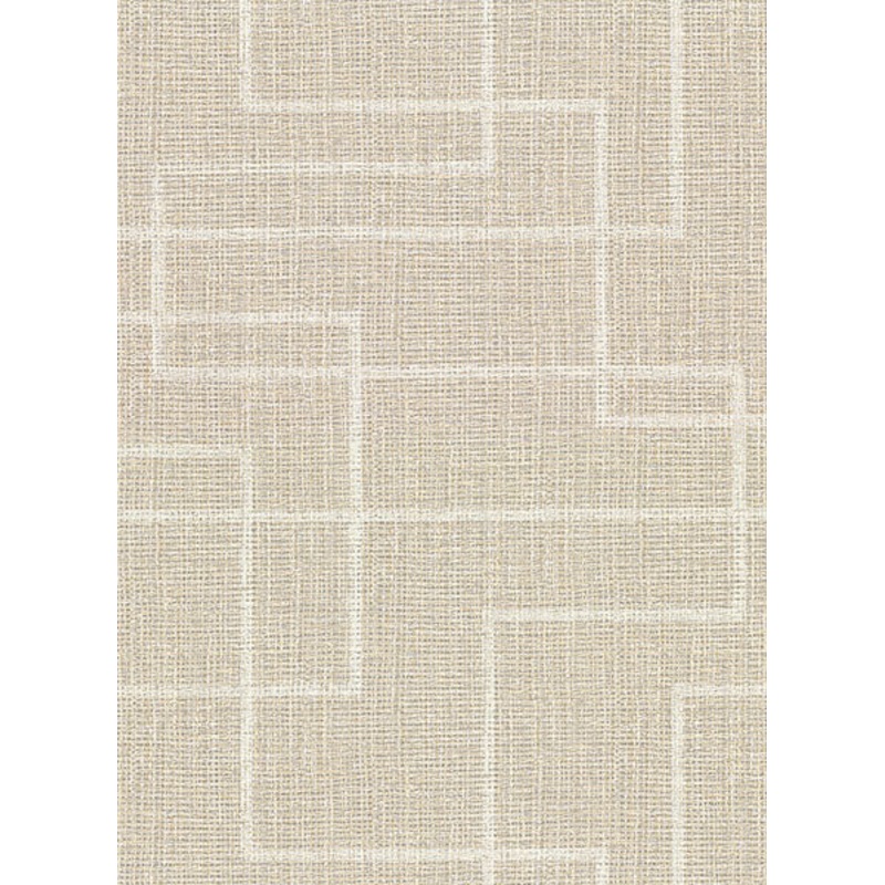 2921-50505 Clarendon Wheat Geometric Faux Grasscloth Wallpaper