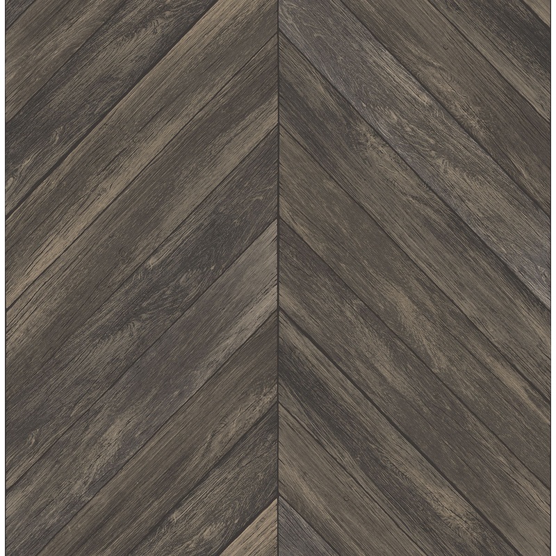 2922-24008 Jed Dark Brown Parquet Wallpaper
