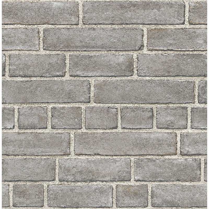 2922-24050 Eggertson Grey Brick Wallpaper