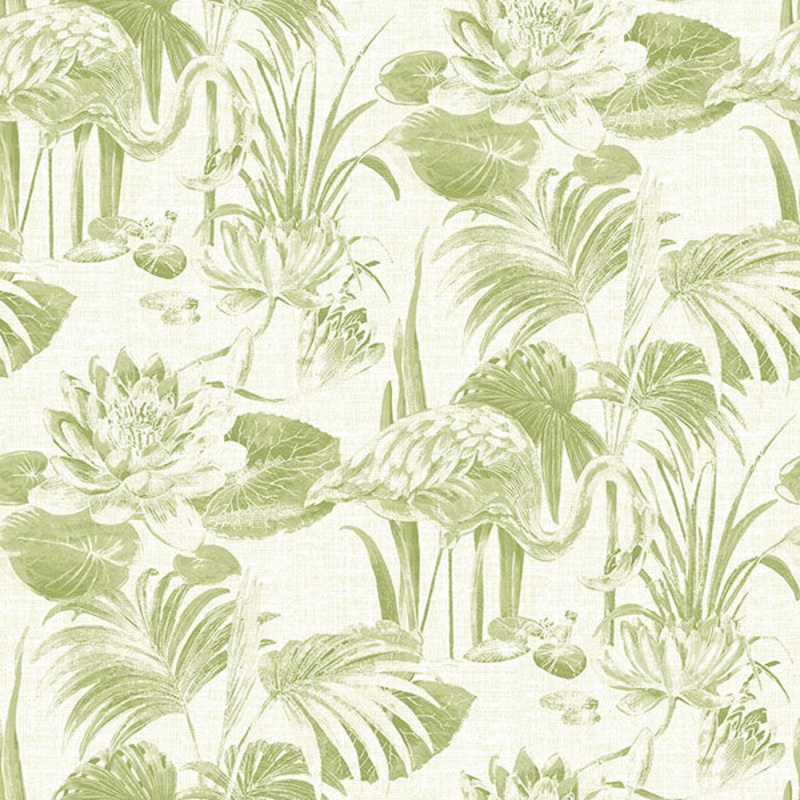 2861-87526 Frolic Green Lagoon Wallpaper