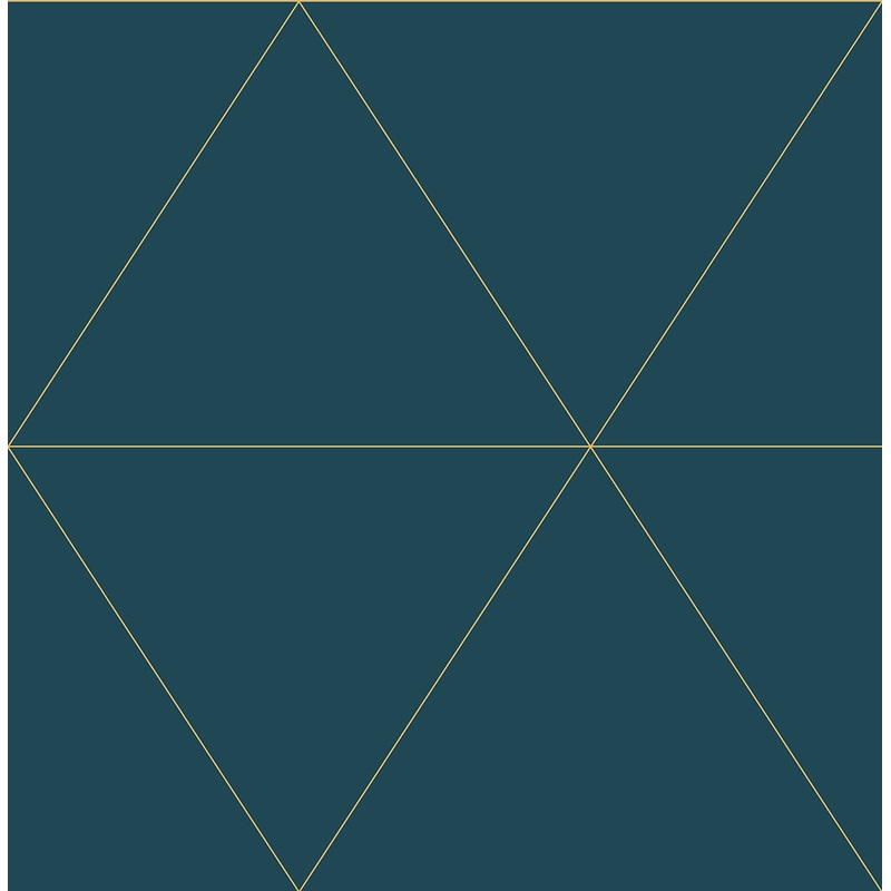 2904-24228 Twilight Teal Modern Geometric Wallpaper