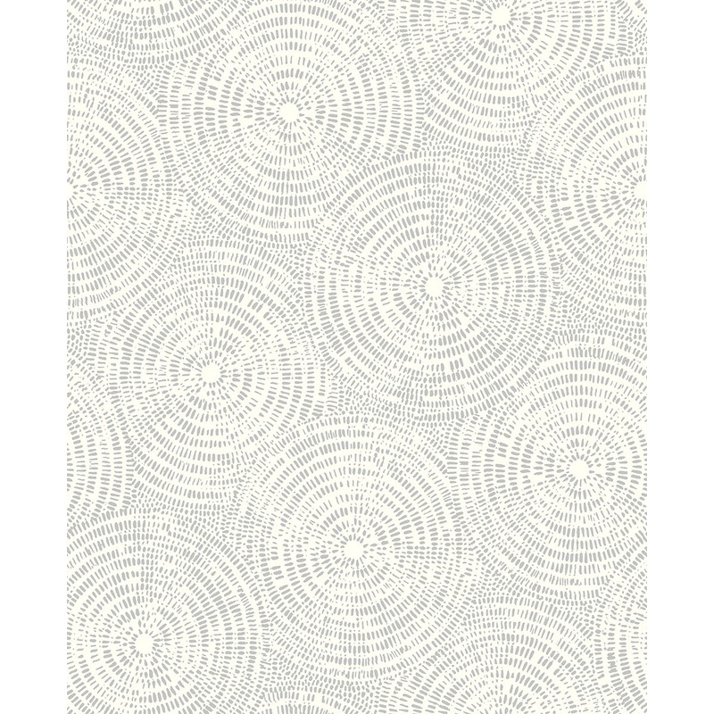 2904-24523 Vatten Platinum Geometric Wallpaper