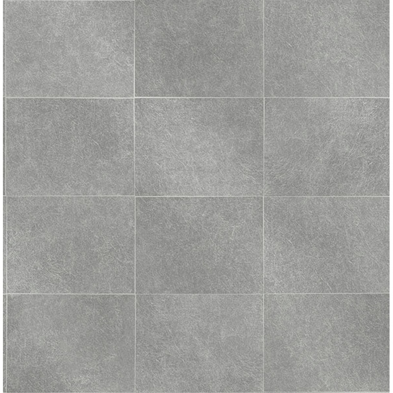 2904-24909 Cecelia Dark Grey Faux Tile Wallpaper