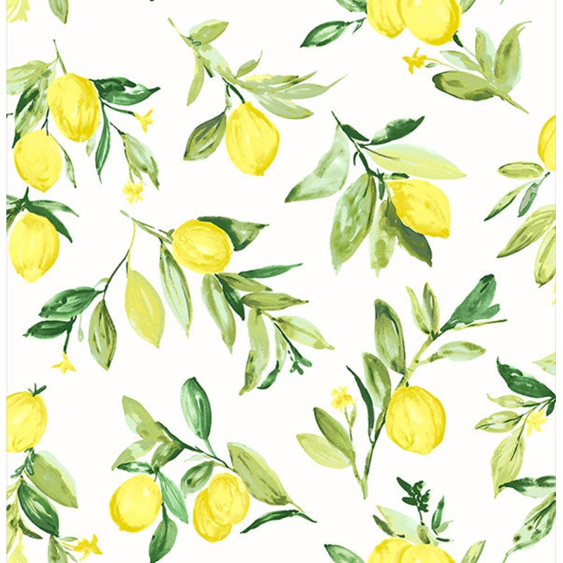2904-25686 Limon Chartreuse Fruit Wallpaper