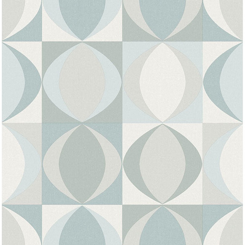 2903-25844 Archer Light Blue Linen Geometric Wallpaper
