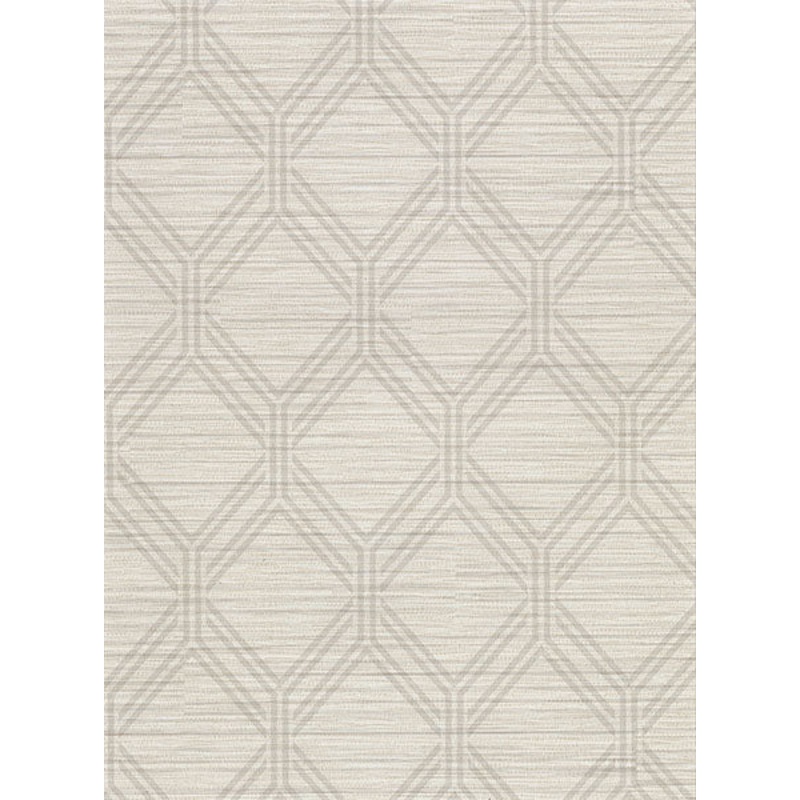 2910-2730 Vaughan Taupe Geometric Wallpaper