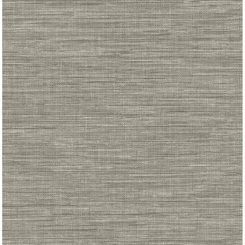 2903-24119 Exhale Grey Faux Grasscloth Wallpaper