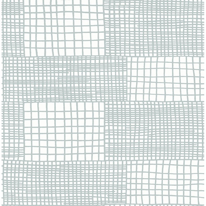 2903-25823 Maxwell Aqua Geometric Wallpaper