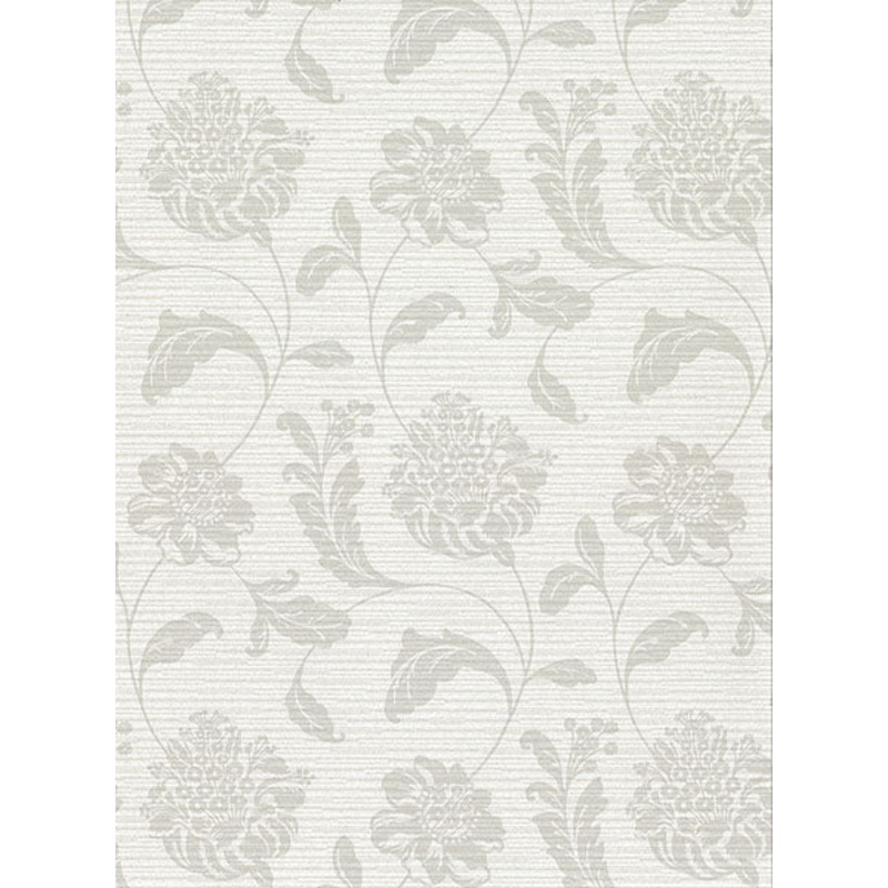 2910-2752 Holiday Light Grey Jacobean Wallpaper