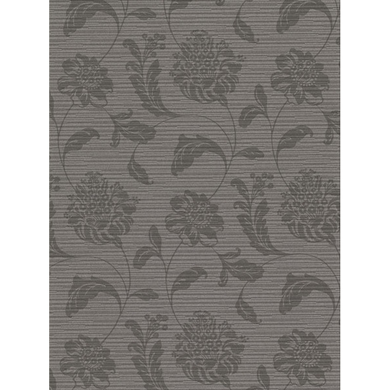 2910-2754 Holiday Charcoal Jacobean Wallpaper