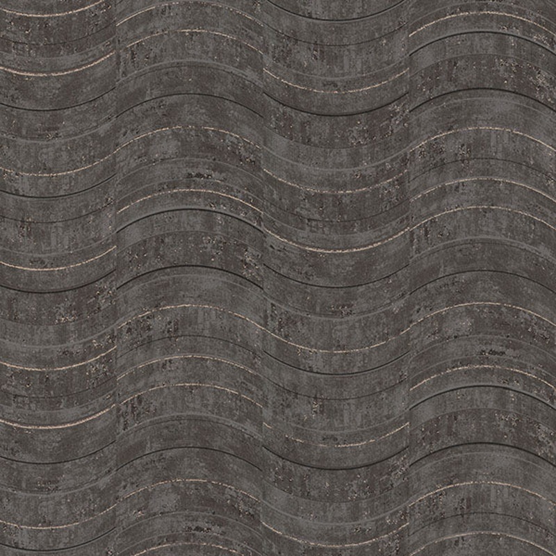2927-10803 Hydra Dark Grey Geometric Wallpaper