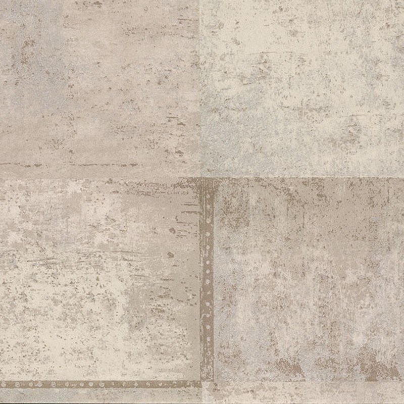 2927-10901 Vela Taupe Distressed Geometric Wallpaper