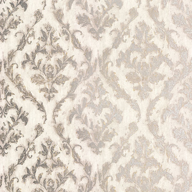 2927-20106 Lyra Light Grey Damask Wallpaper