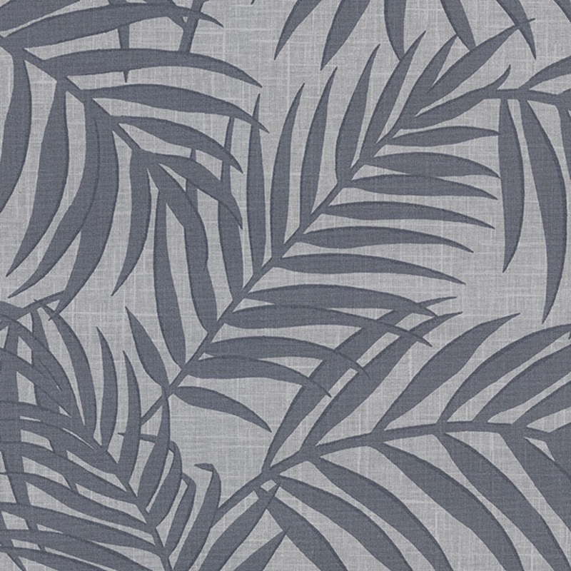 2945-1131 Lanai Pewter Fronds Wallpaper