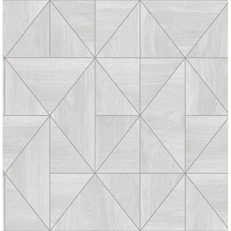 2896-25320 Cheverny Light Grey Wood Tile Wallpaper