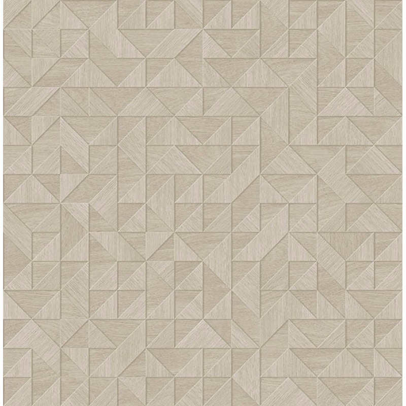 2896-25329 Gallerie Grey Triangle Geometric Wallpaper