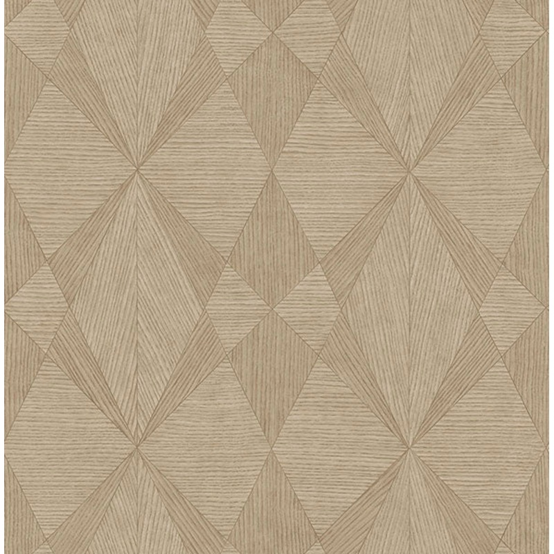 2896-25330 Intrinsic Light Brown Textured Geometric Wallpaper