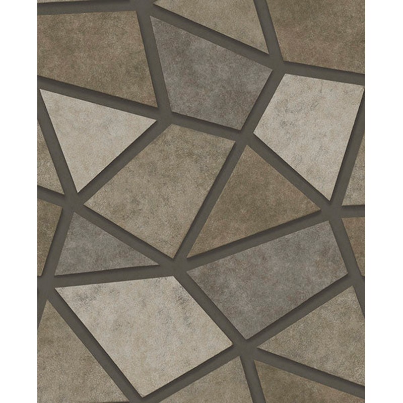 2896-25348 Coty Stone Geometric Patchwork Wallpaper