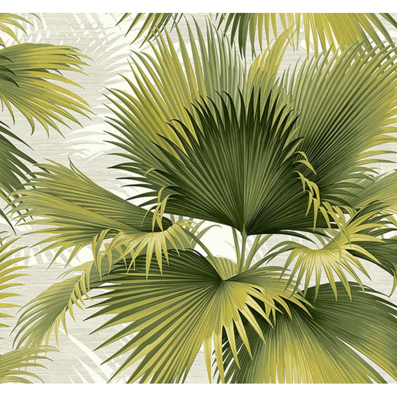 2927-40114 Summer Palm Green Tropical Wallpaper