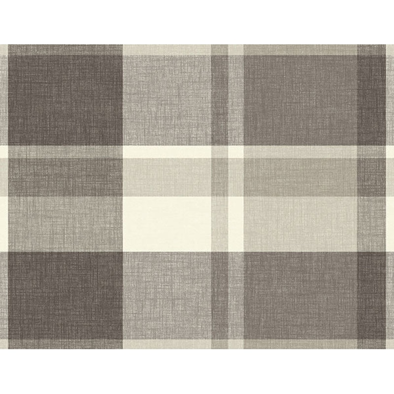 2927-81100 Madaket Charcoal Plaid Wallpaper