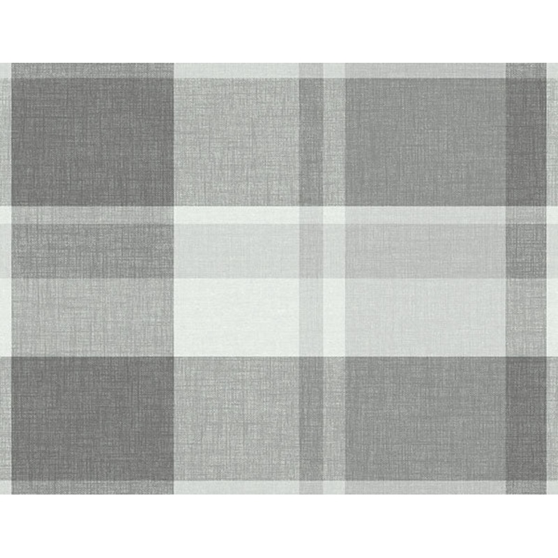 2927-81108 Madaket Dark Grey Plaid Wallpaper