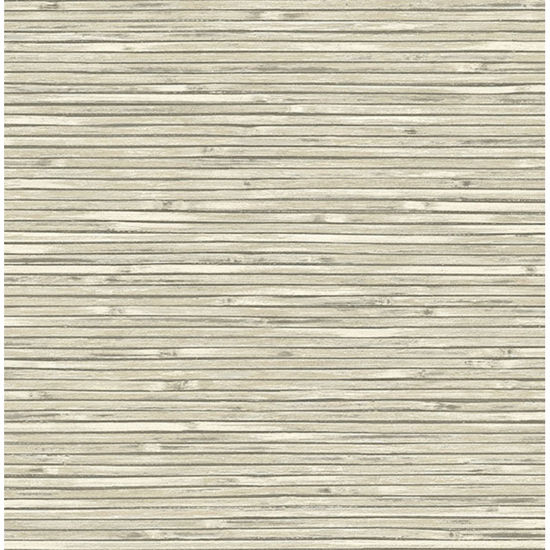 2927-81305 Bellport Ivory Wooden Slat Wallpaper
