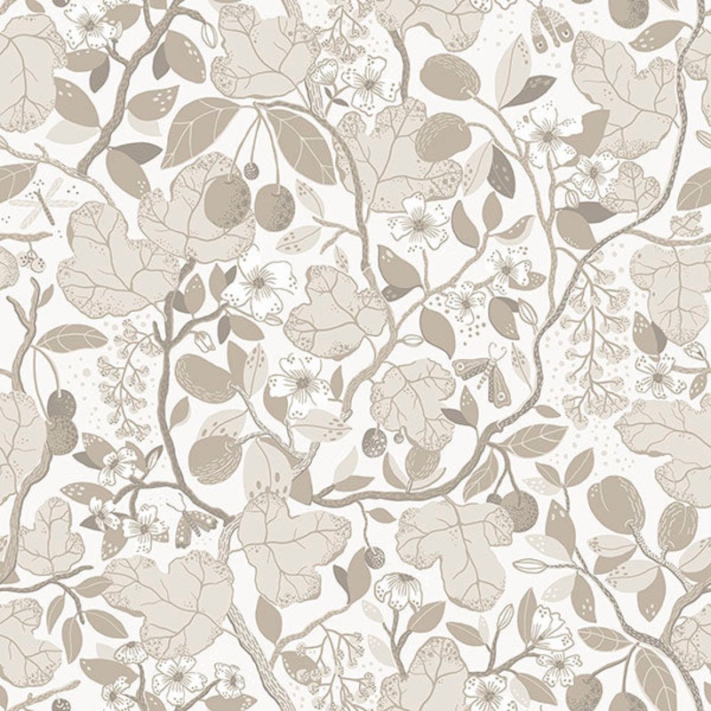 2932-65120 Ewald Beige Garden Vines Wallpaper