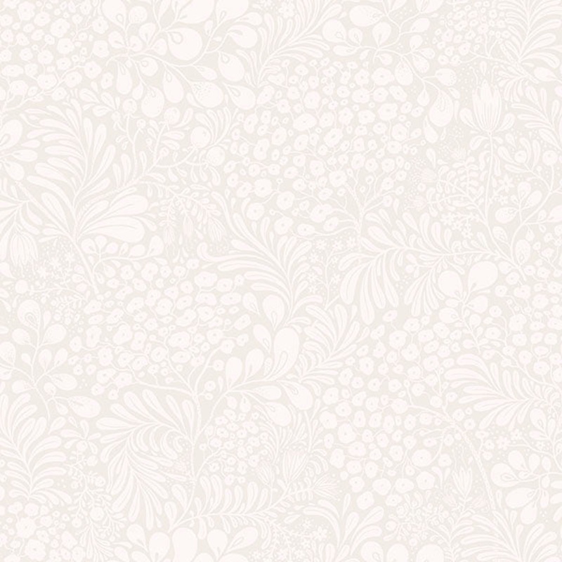 2932-65132 Siv Light Grey Botanical Wallpaper