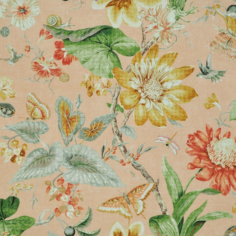 Tropical Pavilion Blush P/Kaufmann Fabric