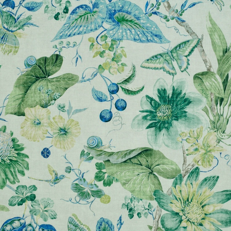 Tropical Pavilion Jungle Green P/Kaufmann Fabric