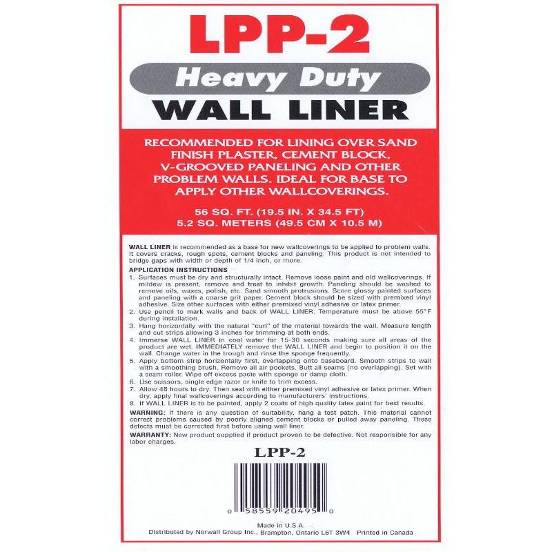 LPP-2 Paintable Solid Wall Liner Wallpaper