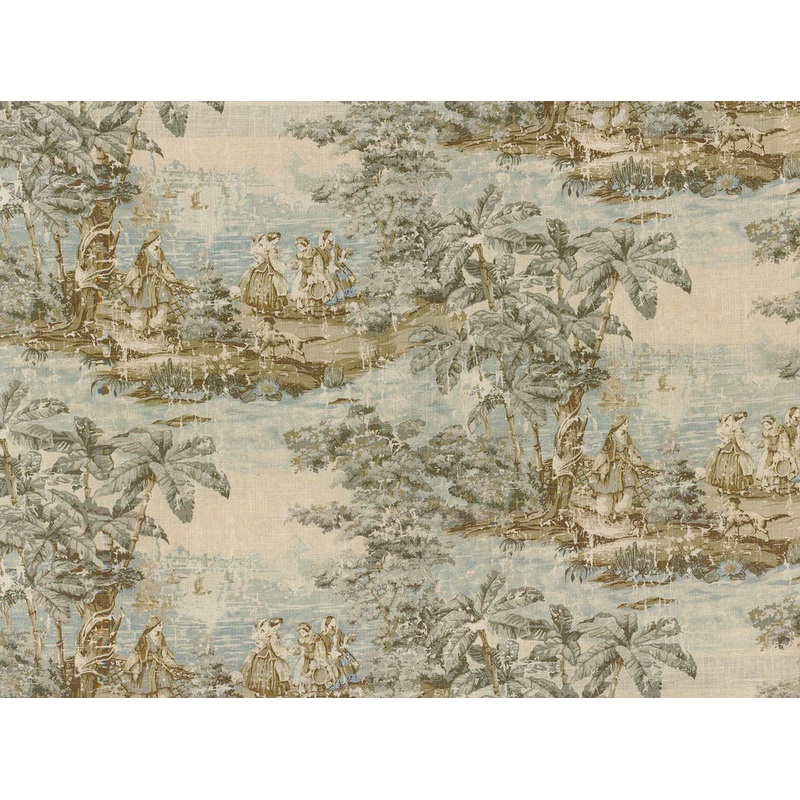 Bosporus Flax Covington Fabric